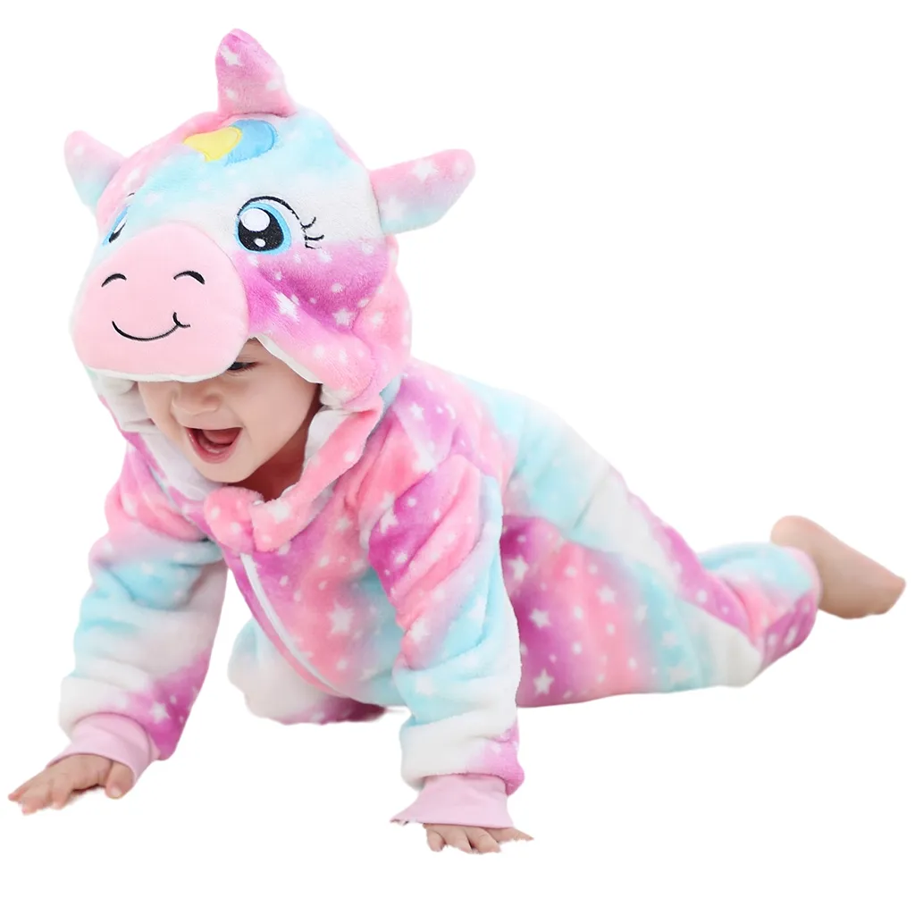 Starry Sky Unicorn Baby Onesie