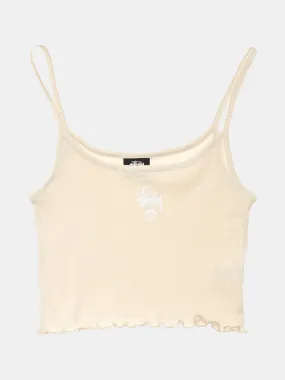 Stussy Fairmont Fluted Singlet - Warmed White