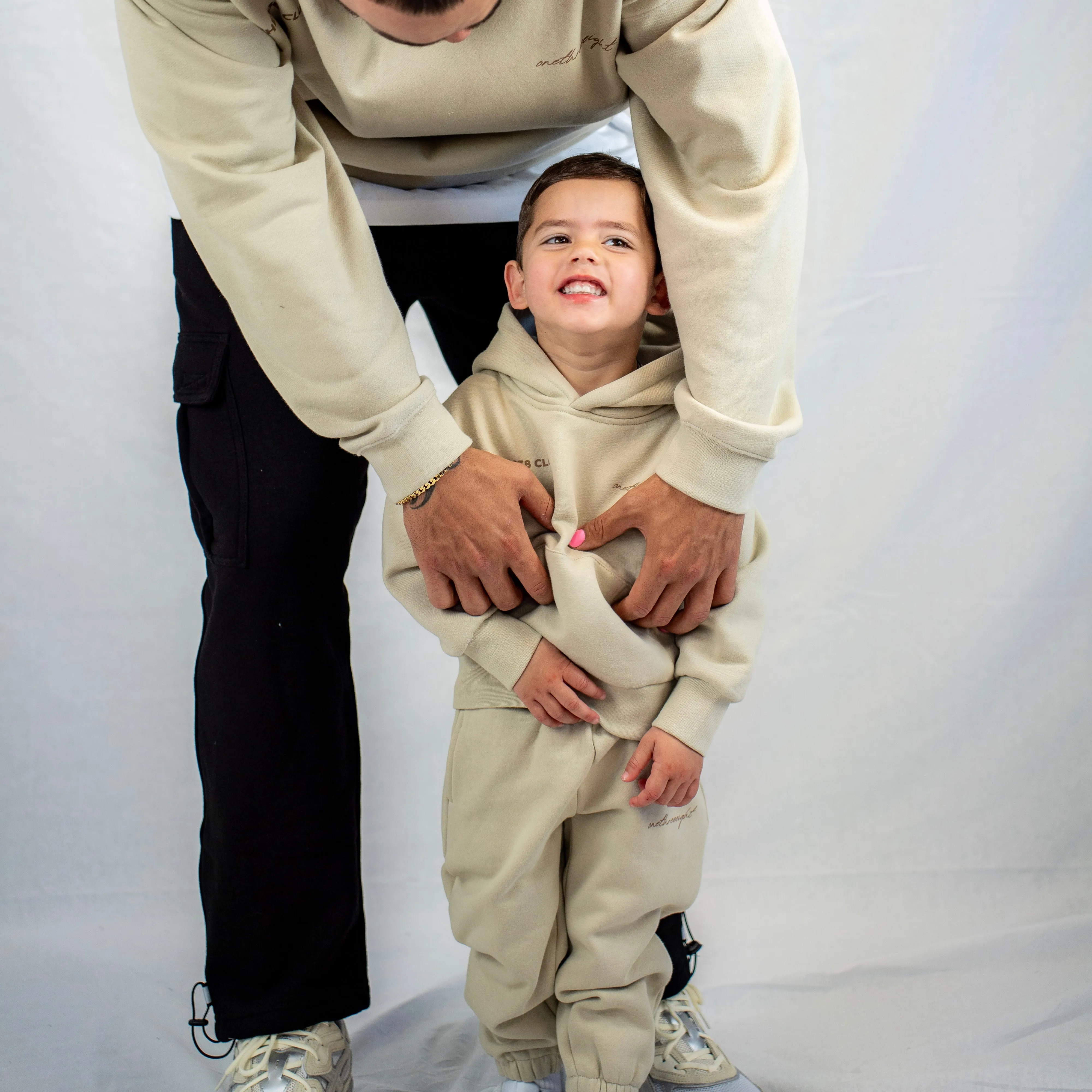 THE 138 CLUB KIDS TRACKSUIT SET - BONE