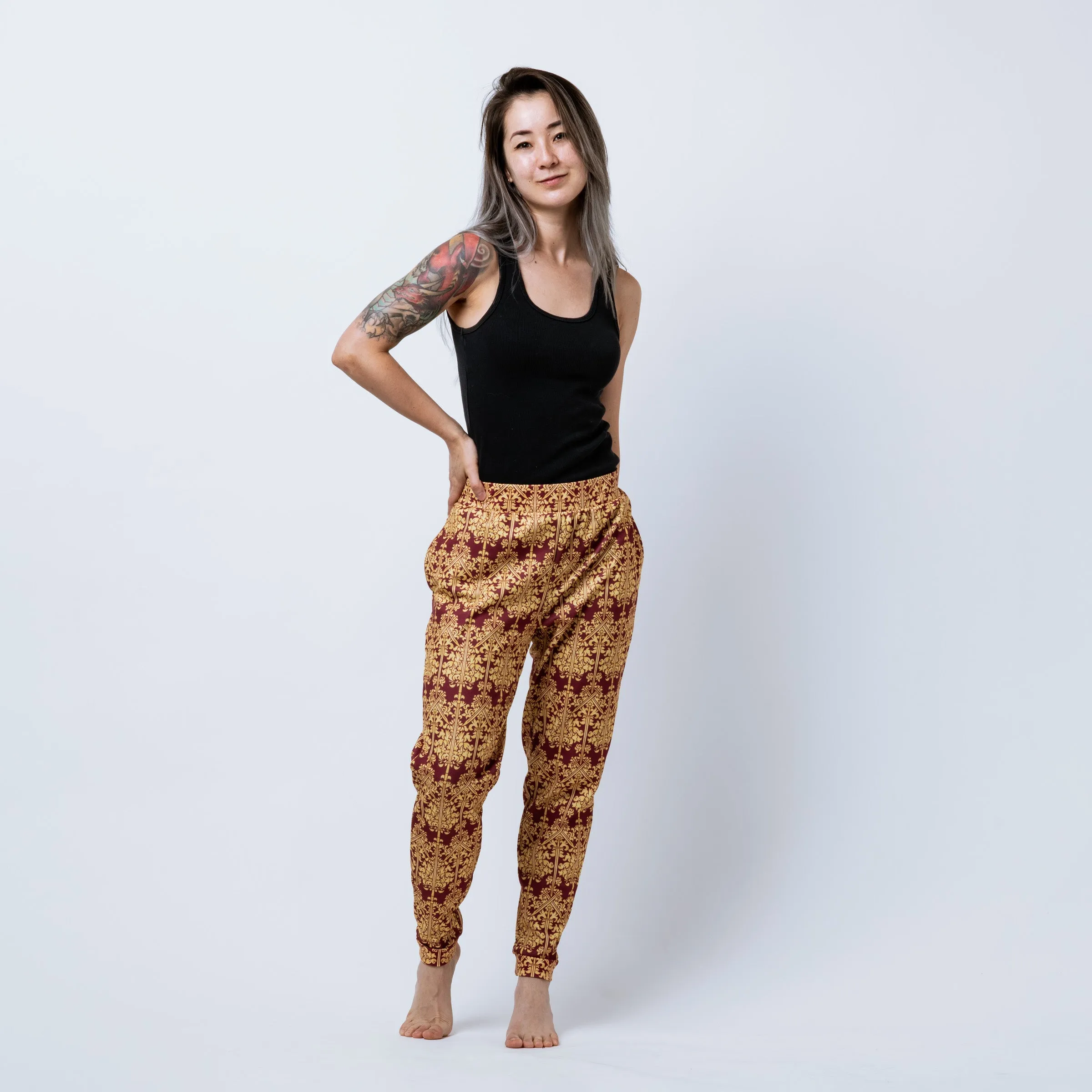 The Fencer's Damask Joggers