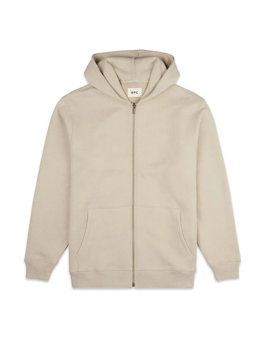 The Oversized Zip Hoodie in Ashwood