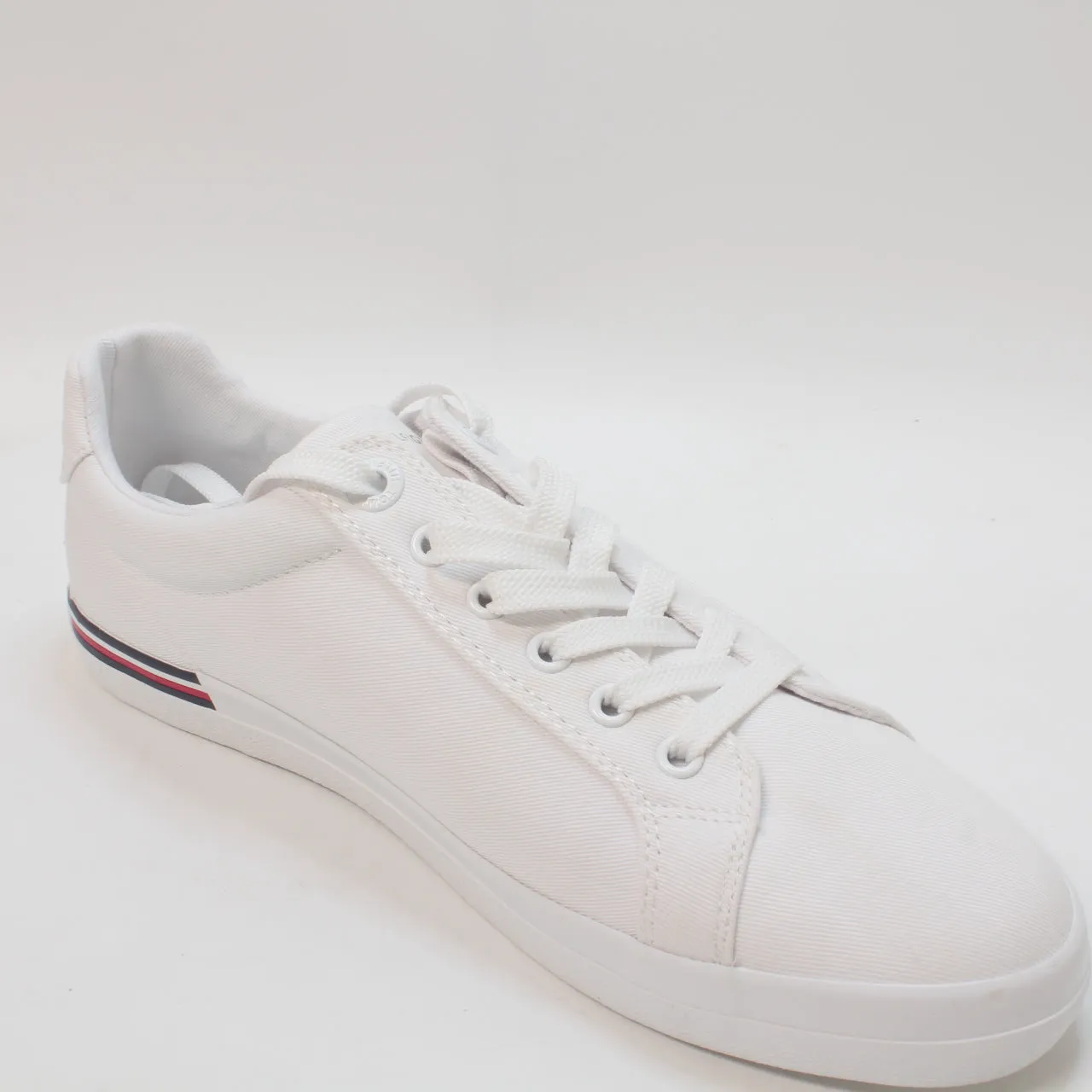 Tommy Hilfiger Essential Stripes Sneakers White Uk Size 6.5