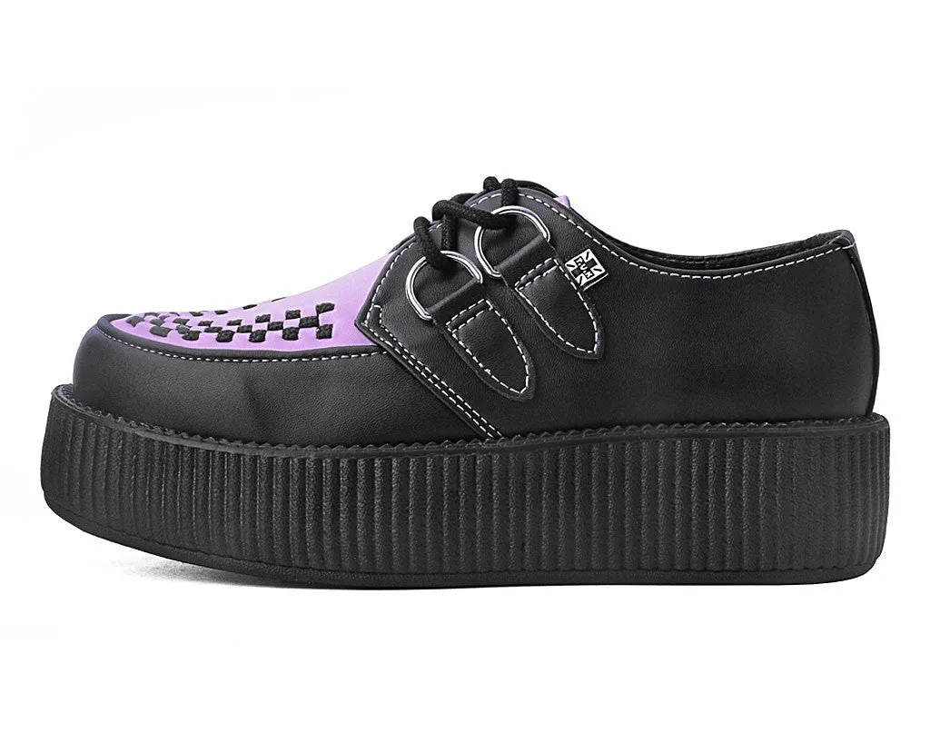 T.U.K BLACK/LAVENDER TUKSKIN VIVA MONDO CREEPER