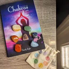 Unlocking the Secret of Chakras Using Crystals Book and Chakra Gemstone Gift Set ~ Signed Copies