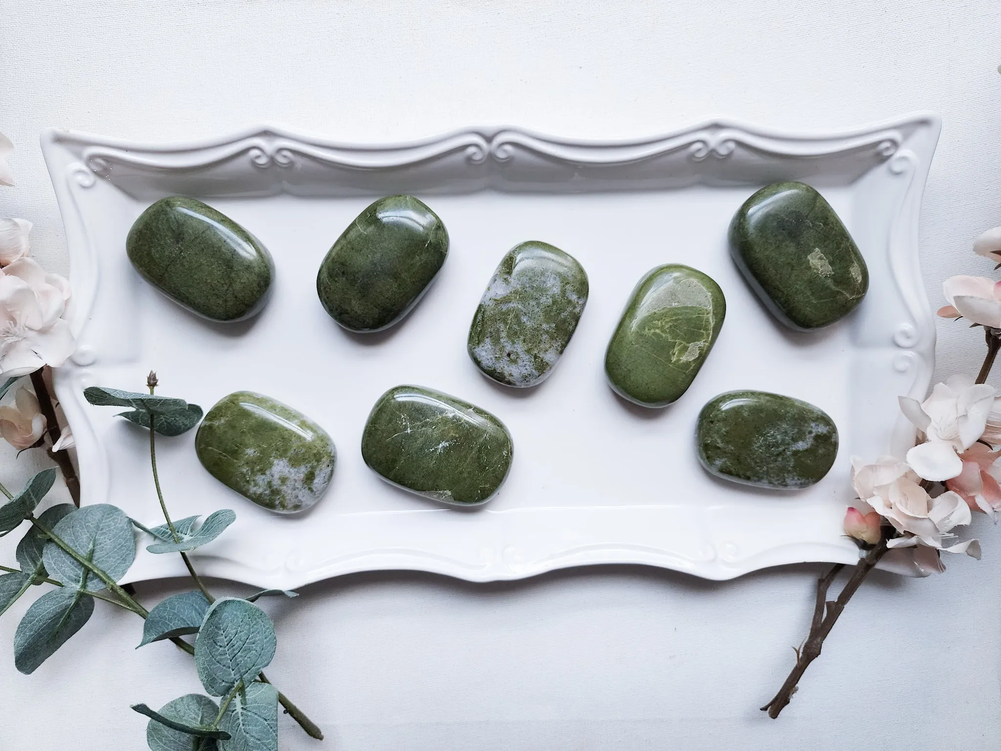 Vesuvianite Soap Palm Stone