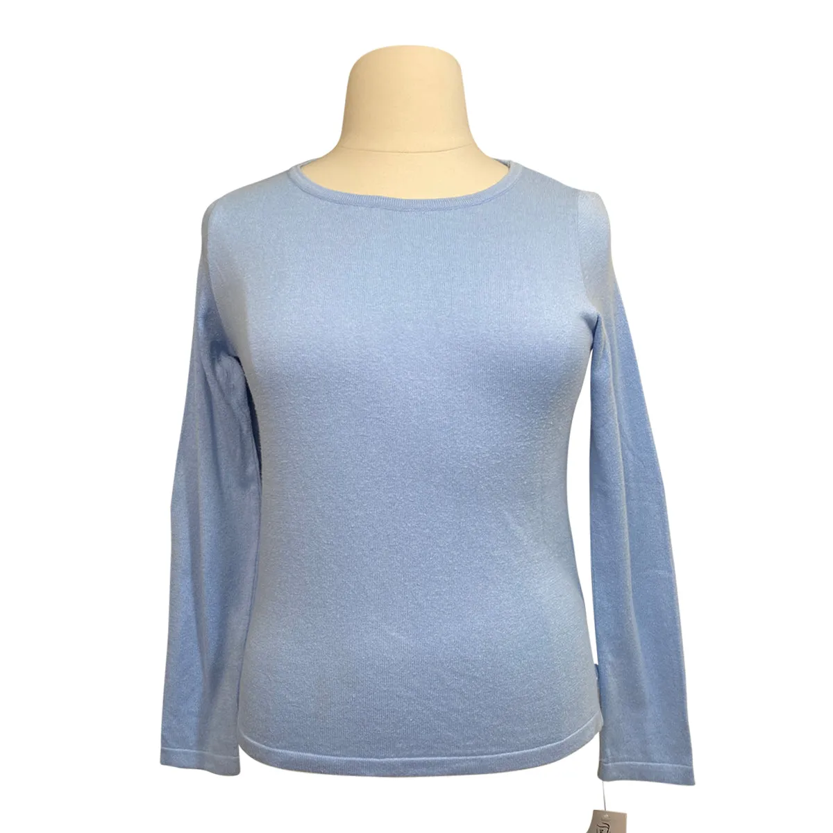 Winston 'New York' Crew Neck Sweater in Light Blue - Women's Large