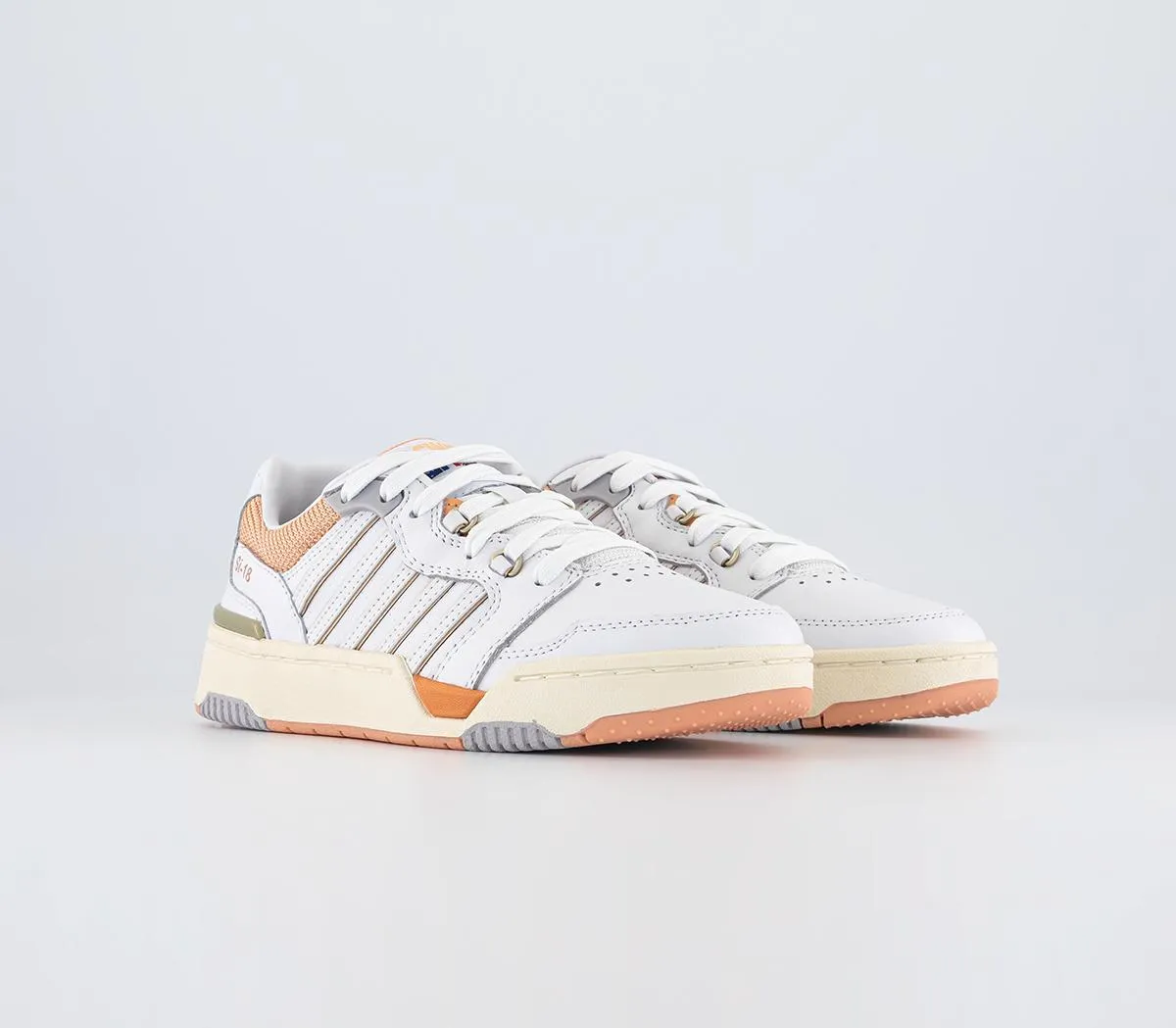 Womens K-Swiss SI-18 Rival White Almost Pink Apricot Whisper White Trainers